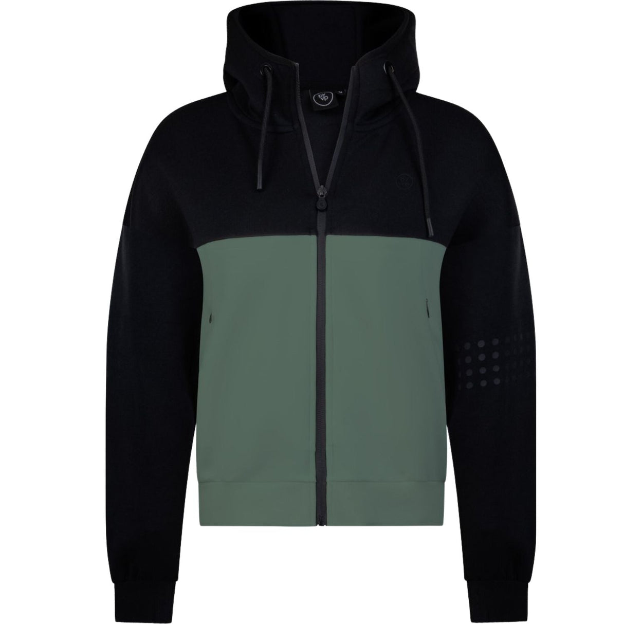 By VP Zip Jacket Women Black/Green - 