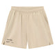Cuera Active Globe short voor heren in zandbeige, vooraanzicht met logo op de pijp