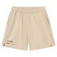 Cuera Active Globe short voor heren in zandbeige, vooraanzicht met logo op de pijp