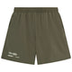 Cuera Active Globe short voor heren in olijfgroen, vooraanzicht met logoprint