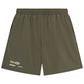 Cuera Active Globe short voor heren in olijfgroen, vooraanzicht met logoprint