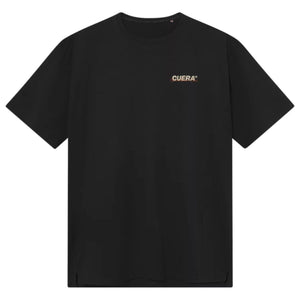 Cuera Active Light Weight T-Shirt Black, vooraanzicht plat gelegd