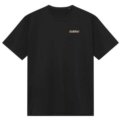 Cuera Active Light Weight T-Shirt Black, vooraanzicht plat gelegd