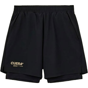 Cuera Oncourt 2in1 Shorts Black met zichtbare binnenbroek