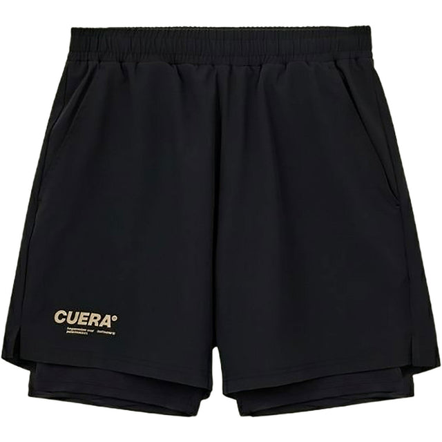 Cuera Oncourt 2in1 Shorts Black met zichtbare binnenbroek