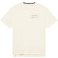 Cuera Oncourt Airy Logo T-shirt voor heren in gebroken wit, vooraanzicht met subtiel borstlogo