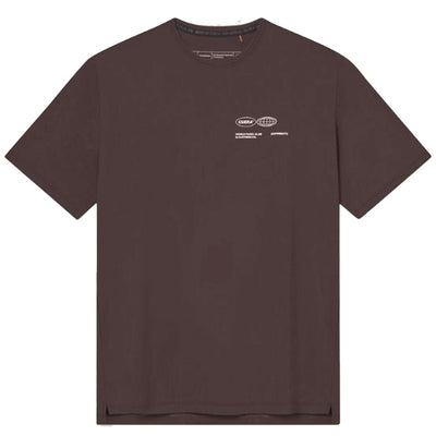 T-shirt Cuera Oncourt Airy Logo marron foncé
