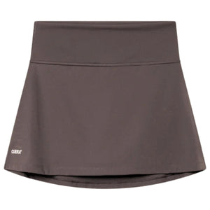 Cuera Oncourt Skirt 2-In-1 voor dames in grijsbruin, vooraanzicht met binnenbroek