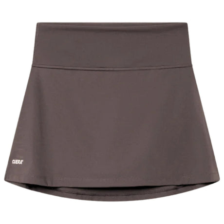 Cuera Oncourt Skirt 2-In-1 voor dames in grijsbruin, vooraanzicht met binnenbroek