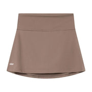Cuera Oncourt Skirt 2-In-1 Walnut, vooraanzicht met brede tailleband