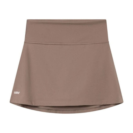 Cuera Oncourt Skirt 2-In-1 Walnut, vooraanzicht met brede tailleband