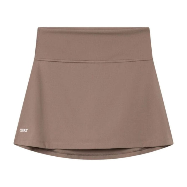 Cuera Oncourt Skirt 2-In-1 Walnut, vooraanzicht met brede tailleband