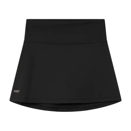 Cuera Oncourt Skirt 2-In-1 voor dames in zwart, vooraanzicht plat gefotografeerd