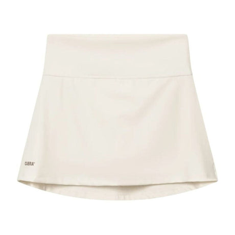 Cuera Oncourt Skirt 2-In-1 voor dames in gebroken wit, vooraanzicht met plooival