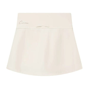 Detail van de tailleband met zakje van de gebroken witte Cuera Oncourt Skirt