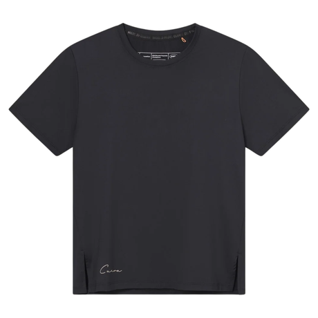 Cuera Oncourt Slit Top SS Black, plat vooraanzicht met zijsplit