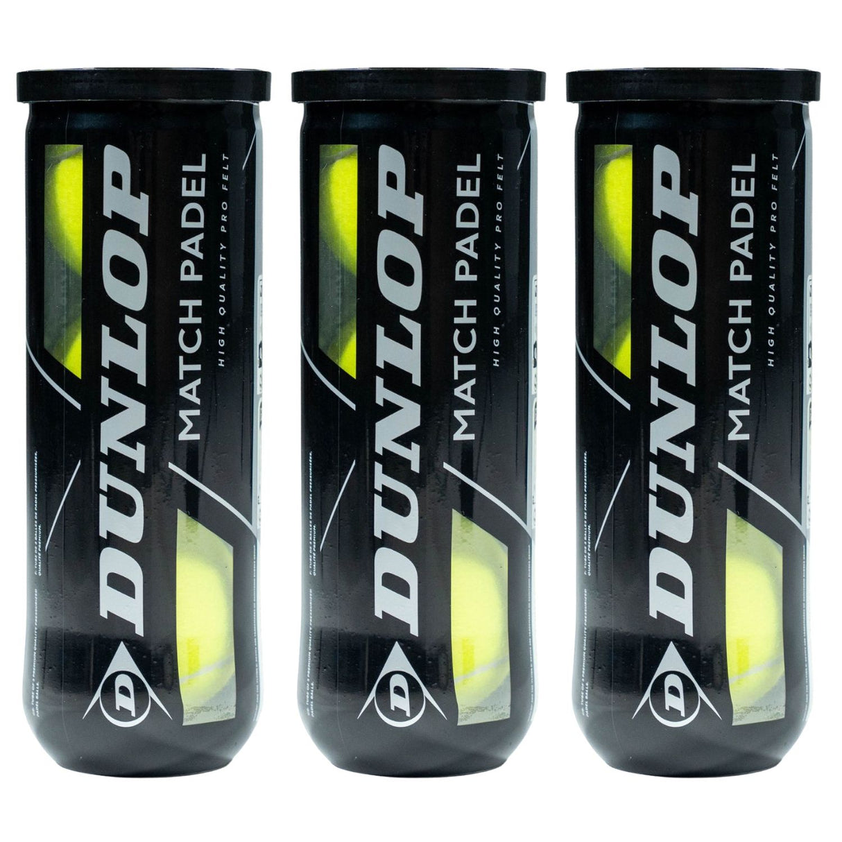 Dunlop Match Padel Balls (3x3st.)