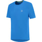 Dunlop Club T-shirt voor heren in felblauw, vooraanzicht met ronde hals