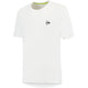 Dunlop Club T-shirt voor heren in wit met zwart logo, vooraanzicht