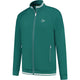 Dunlop Club trainingsjack voor heren in groen met rits, vooraanzicht