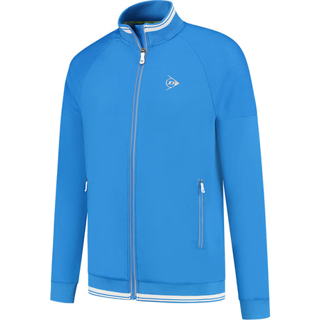 Dunlop Club trainingsjack voor heren in felblauw met ritszakken