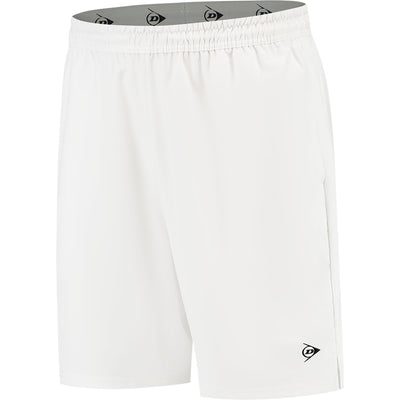 Shorts tissés Dunlop Club pour homme, 7 pouces, blanc