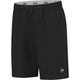 Dunlop Club geweven short in zwart, vooraanzicht met elastische taille