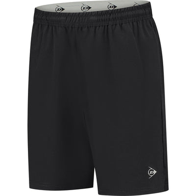 Dunlop Club herreshorts i vævet stof, 7 tommer, sort