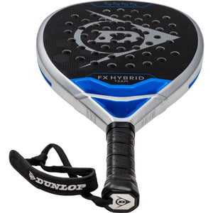Dunlop FX Hybrid Team 26 padelracket met FX Hybrid-opdruk en zwarte grip
