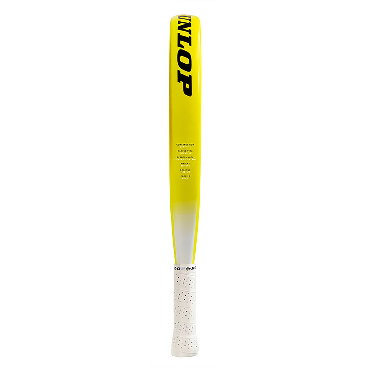 Zijaanzicht van het Dunlop Tristorm Lite 2025 over de volle lengte met gele framerand