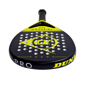 Bovenaanzicht van het Dunlop Tristorm Pro 2025 met Dunlop-opdruk op de framerand