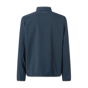 Head Club 25 Jacket heren in Navy - achteraanzicht met HEAD-logo op de opstaande kraag