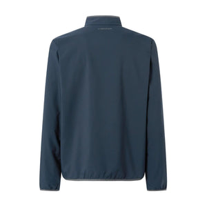 Head Club 25 Jacket heren in Navy - achteraanzicht met HEAD-logo op de opstaande kraag