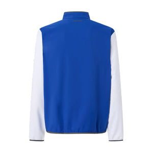 Head Club 25 Jacket heren in Royal/White - achteraanzicht met kobaltblauw rugpaneel en witte mouwen