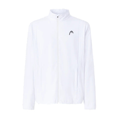 Head Club 25 Jacket heren in White - vooraanzicht met volledige rits en steekzakken