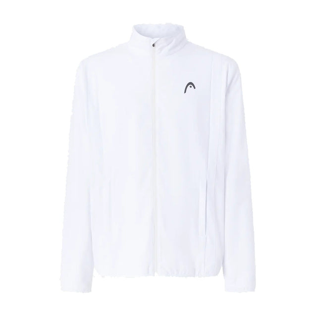 Head Club 25 Jacket heren in White - vooraanzicht met volledige rits en steekzakken