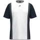Head Club 25 Tech T-shirt in wit met donkerblauwe mouwen en grijze zijpanelen