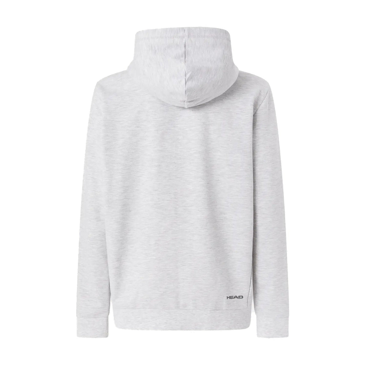 Head Club Original Hoodie FZ für Herren in Grau – Rückansicht mit Kapuze
