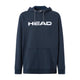 Head Club Original Hoodie heren in Navy - vooraanzicht met HEAD-logo en kangoeroezak