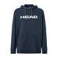 Head Club Original Hoodie heren in Navy - vooraanzicht met HEAD-logo en kangoeroezak