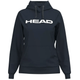 Vooraanzicht van de donkerblauwe Head Club Original Hoodie W met witte HEAD-opdruk
