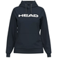 Vooraanzicht van de donkerblauwe Head Club Original Hoodie W met witte HEAD-opdruk