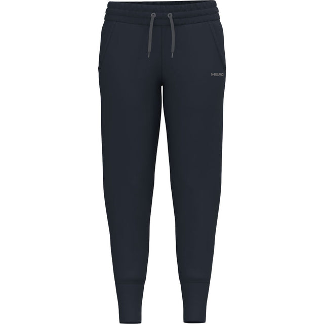 Vooraanzicht van de donkerblauwe Head Club Original Pants W met koord in de taille