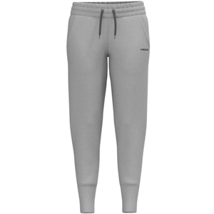 Achterzijde van de grijs gemeleerde Head Club Original Pants W met smalle pijpen