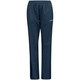 Vooraanzicht van de donkerblauwe Head Club Pants W met wit logo op de heup
