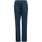 Vooraanzicht van de donkerblauwe Head Club Pants W met wit logo op de heup