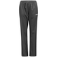 Vooraanzicht van de donkergrijze Head Club Pants W met rechte pijpen en logo