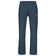 Vooraanzicht van de donkerblauwe Head Club Pants met rechte pijpen en klein logo