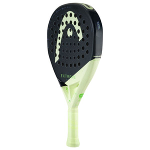 HEAD Extreme Pro 2026 padelracket schuin vooraanzicht, diamantvorm in donkergrijs