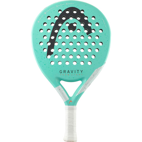 Head Gravity Team Light 2024 padelracket in mintgroen met wit, vooraanzicht